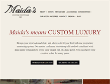 Tablet Screenshot of maidas.com